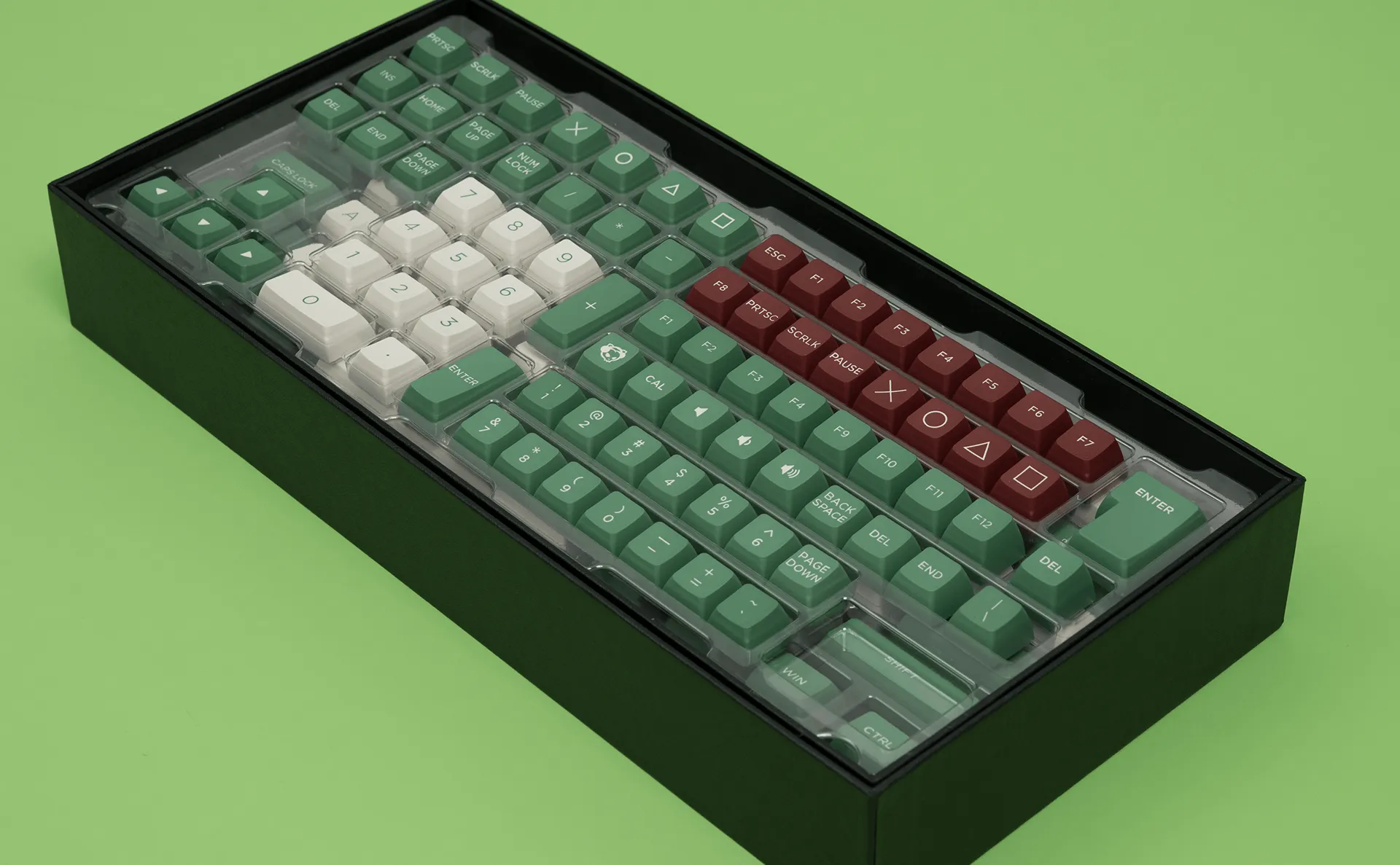 Akko Matcha Red Bean Keycaps Set OSA 217 KEYS