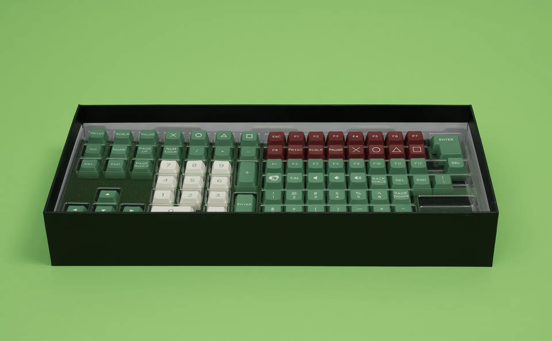 Akko Matcha Red Bean Keycaps Set OSA 217 KEYS