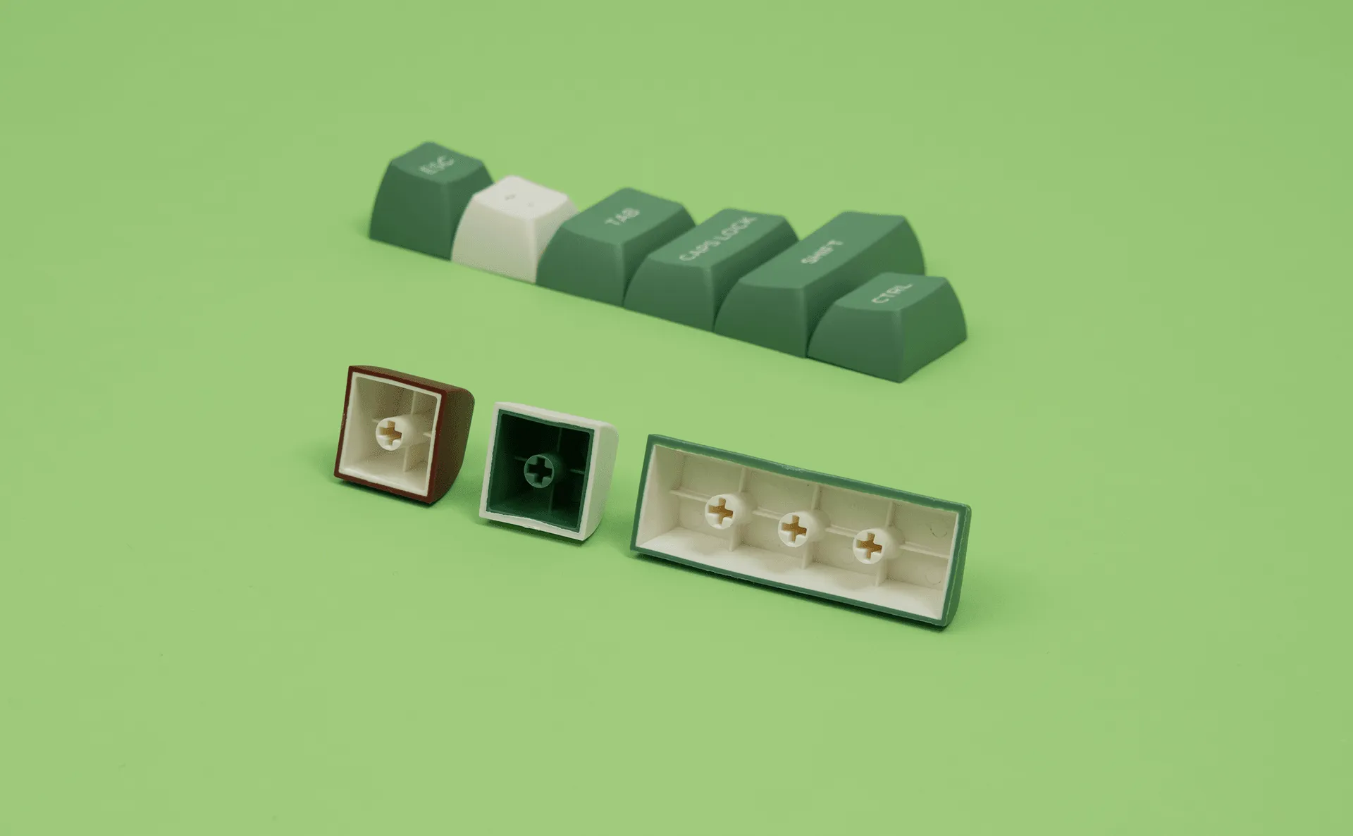 Akko Matcha Red Bean Keycaps Set OSA 217 KEYS