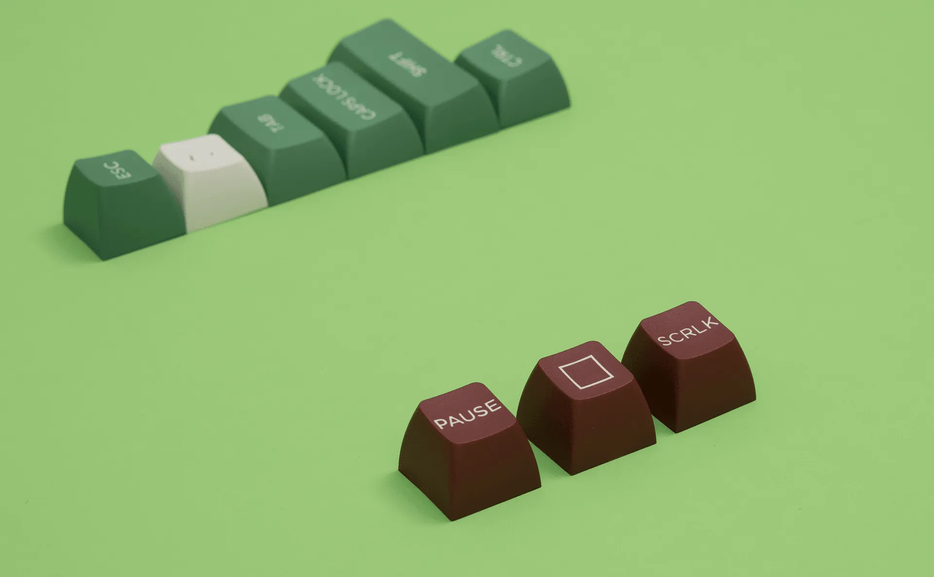 Akko Matcha Red Bean Keycaps Set OSA 217 KEYS