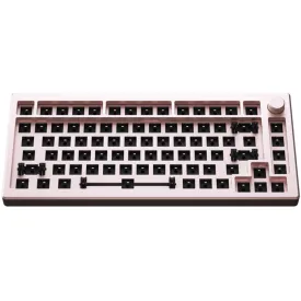 Akko MOD007 RGB Mechanical Keyboard Hot-Swappable DIY Kit Gasket Mount With 82-Key Layout (Pink)