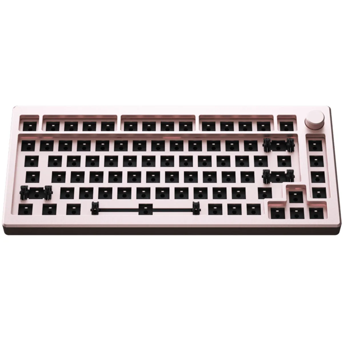 Akko MOD007 RGB Mechanical Keyboard Hot-Swappable DIY Kit Gasket Mount With 82-Key Layout (Pink)