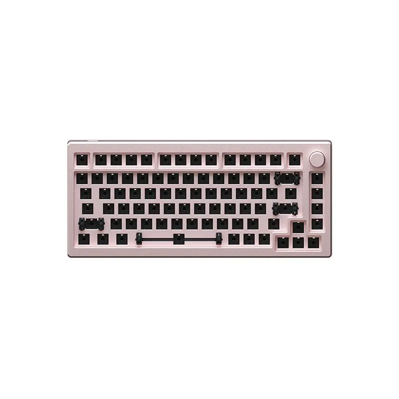 Akko MOD007 RGB Mechanical Keyboard Hot-Swappable DIY Kit Gasket Mount With 82-Key Layout (Pink)