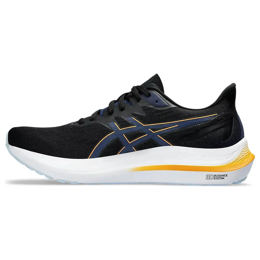 Asics GT-2000-12 Wide 2E Black/Fellow Yellow Men's