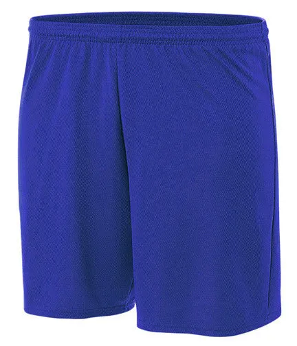 Athletic Knit Volleyball Short With Elastic Waist