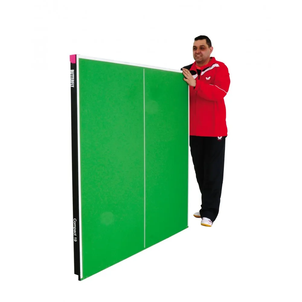 Butterfly 9ft Compact Table Tennis Table | Green