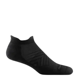 Darn Tough Men's Run No Show Tab Ultra-Lightweight Running Sock in Black