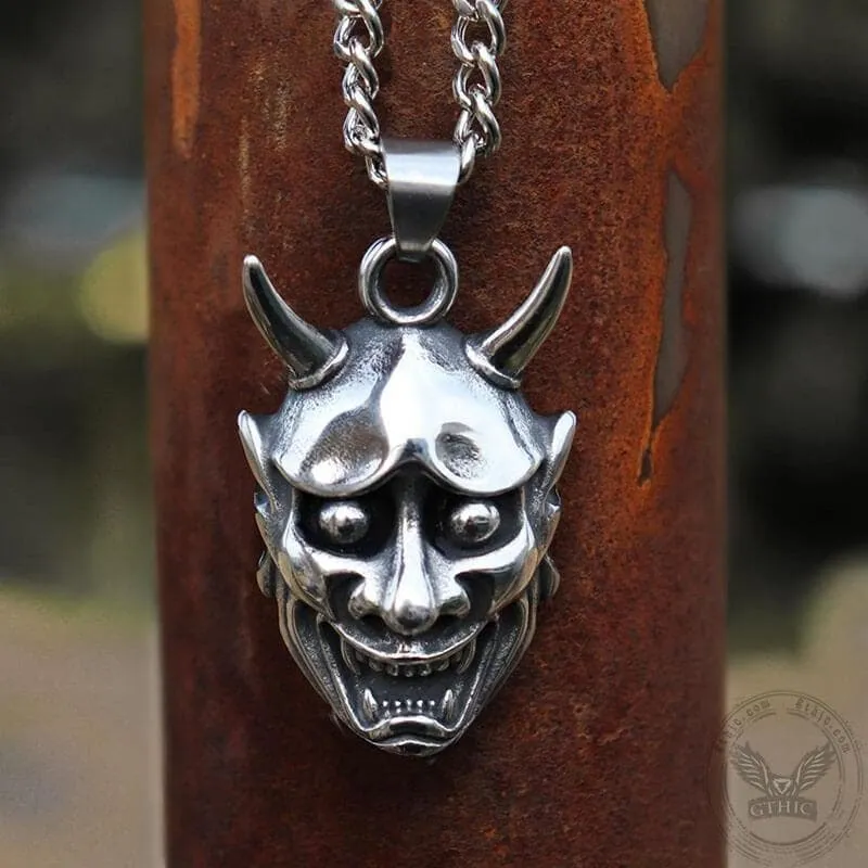 Demon Oni Skull Pendant