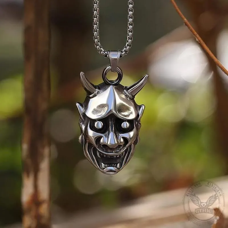 Demon Oni Skull Pendant