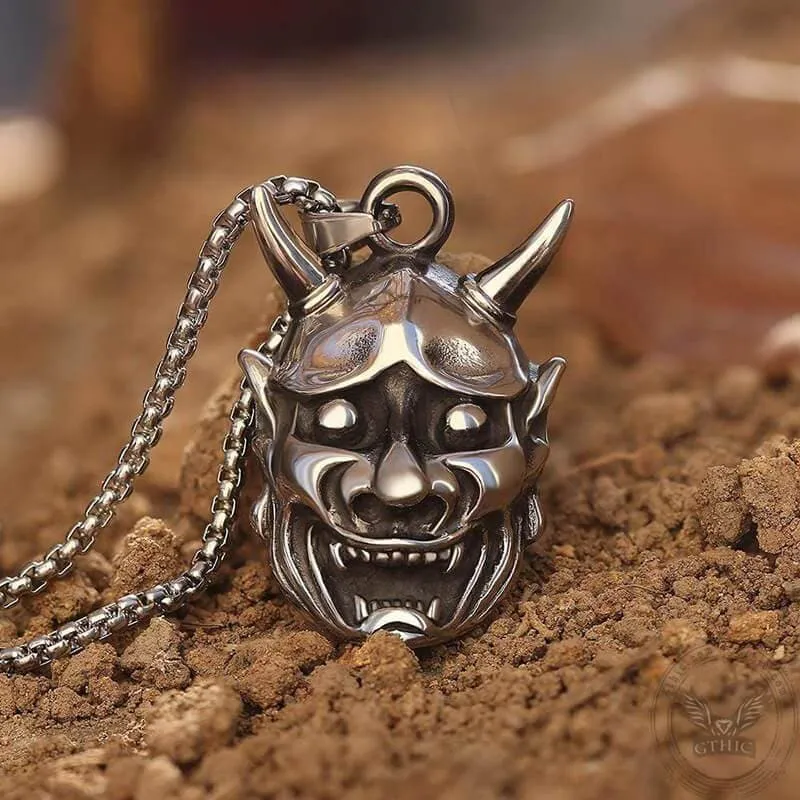 Demon Oni Skull Pendant