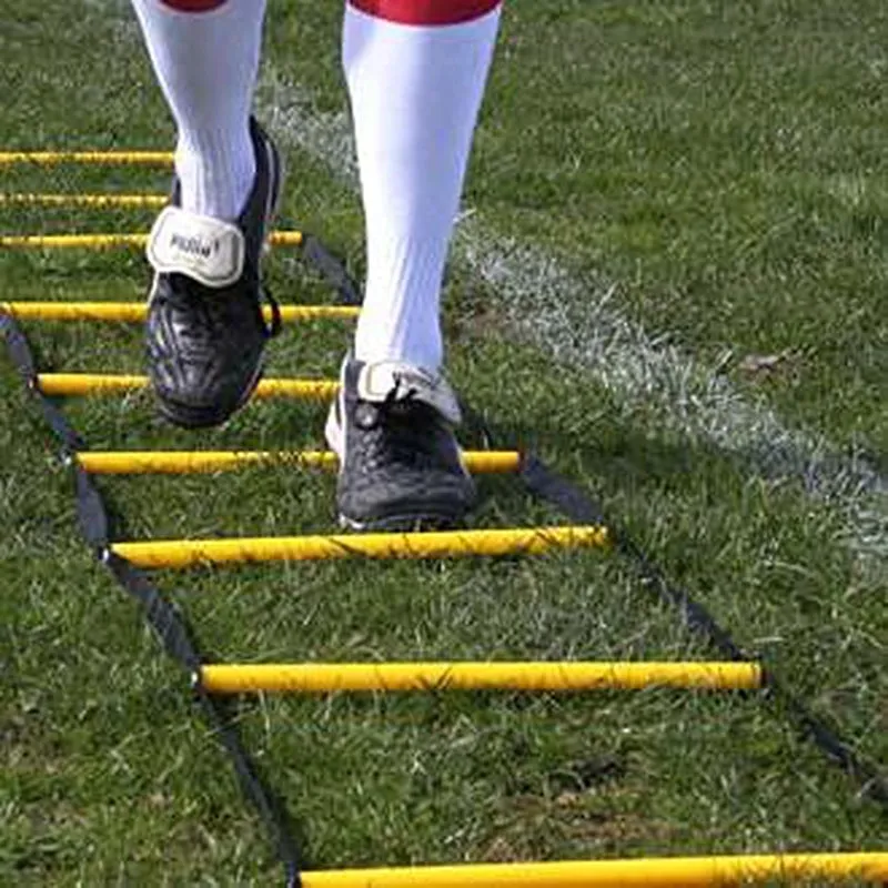 Fitfix 4 Meters Agility Ladder (Round and Heavy) - Super Speed Ladder for Field Sports Training