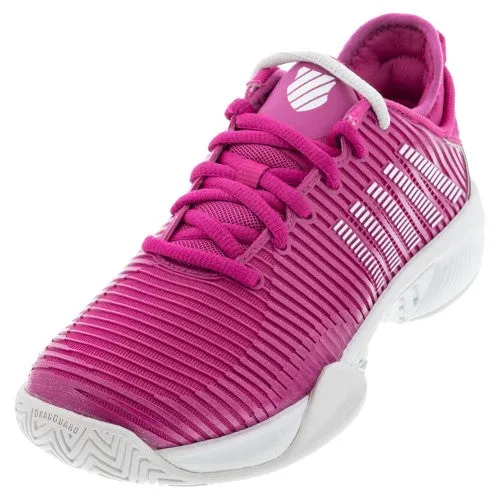 K-Swiss Women's Hypercourt Supreme Tennis Shoes Cactus Flower and Nimbus Cloud