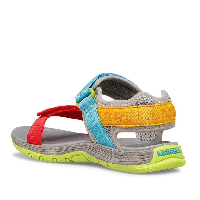 Merrell Kids Youths Kahuna Web Sandal Grey Multi Logo