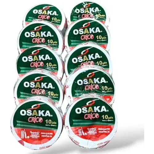 Osaka Cricket Tape for Tennis Ball - Pack of 10 Rolls