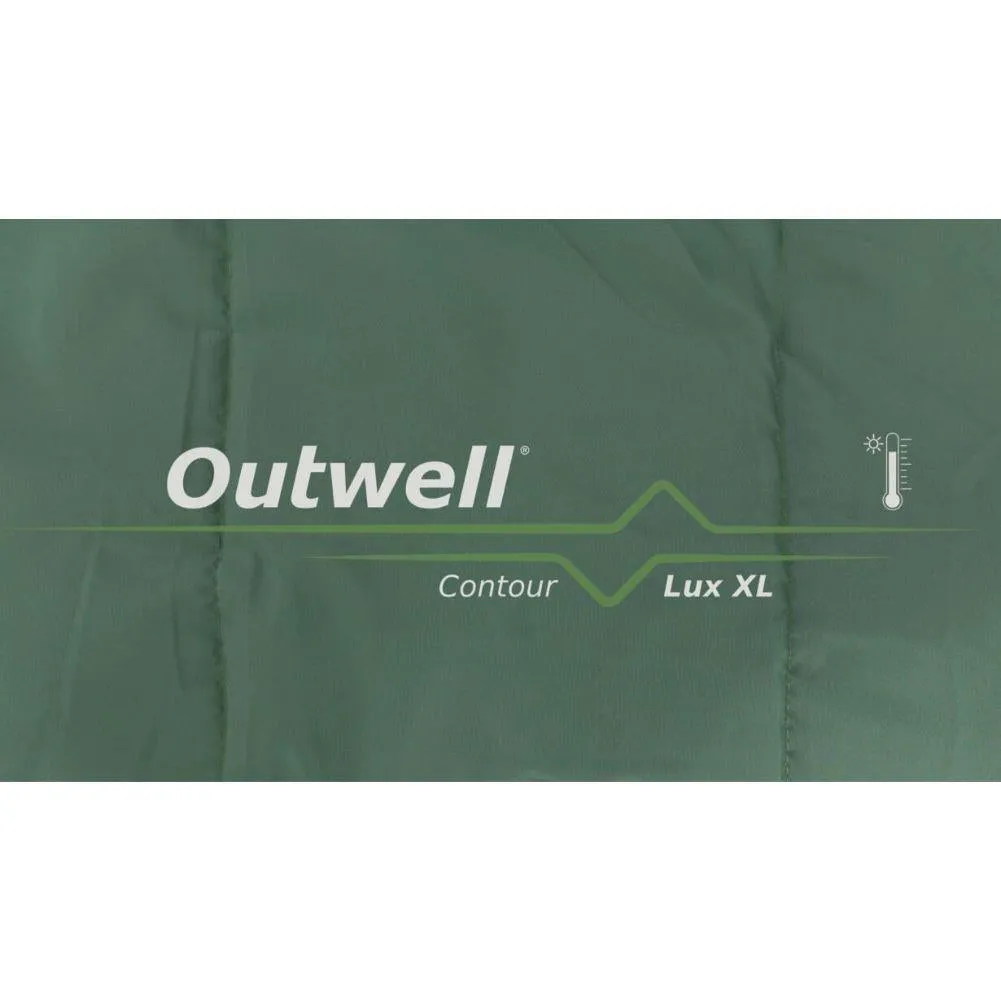 Outwell Contour Lux XL Sleeping Bag (Green)