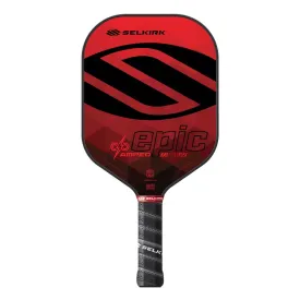 Selkirk AMPED Epic X5 FibreFlex Pickleball Paddle Red