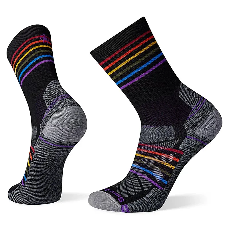 Smartwool Hike Light Cushion Pride Pattern Crew Socks Color: Black