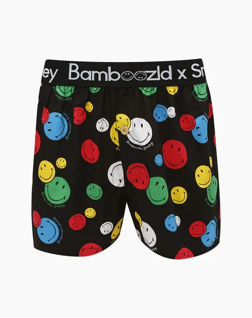 Smiley Positive Vibes Boxer Shorts