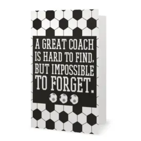 Soccer Coach Card