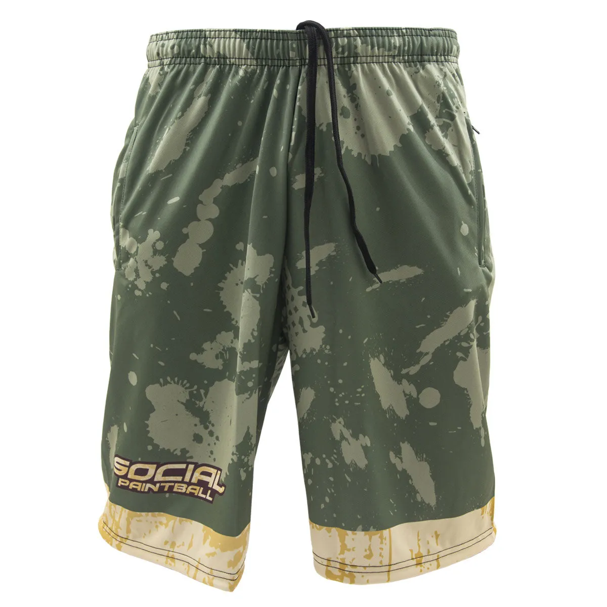 Social Paintball Grit Shorts - Grunge