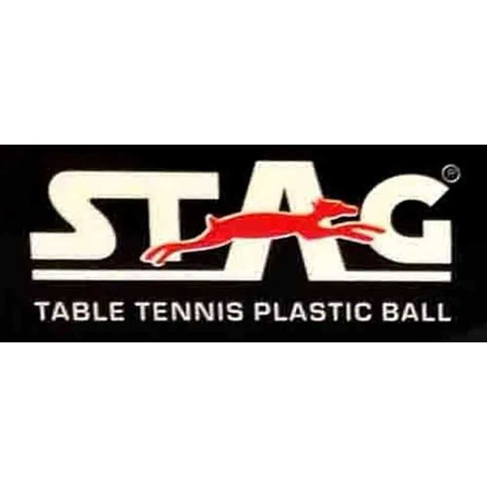 STAG ICONIC Seam Table Tennis Ball Pack of 6 (Orange)