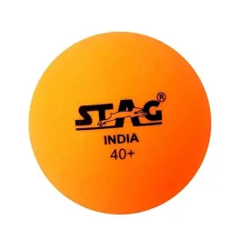 STAG ICONIC Seam Table Tennis Ball Pack of 6 (Orange)