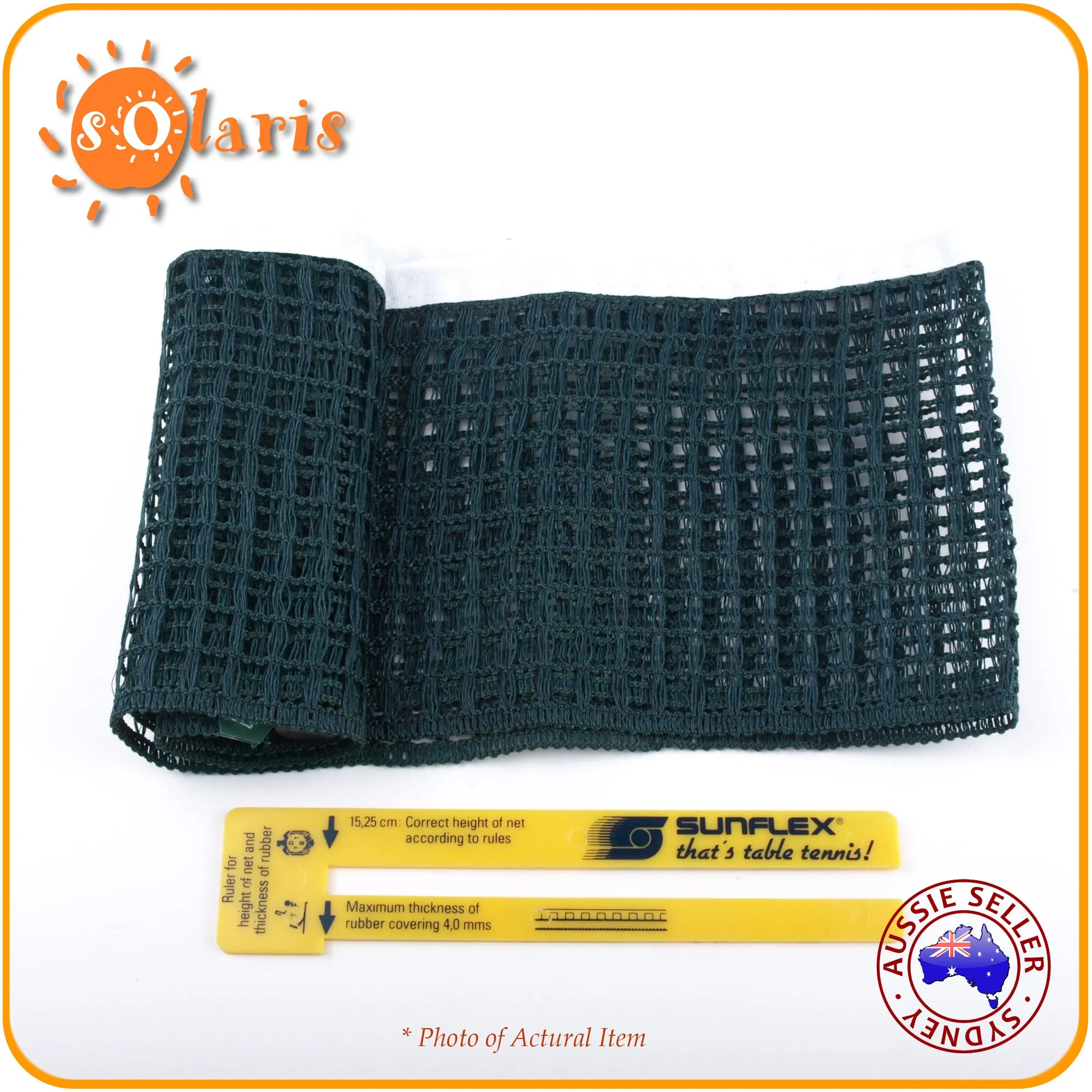 SUNFLEX PRO ITTF Approved Screw-on Table Tennis Net and Post Set