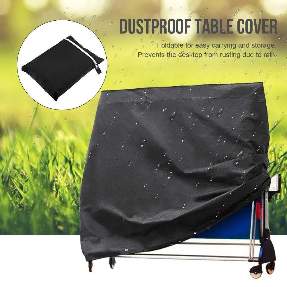 Waterproof Table Tennis Table Protective Cover for Indoor or Outdoor Ping Pong Tables