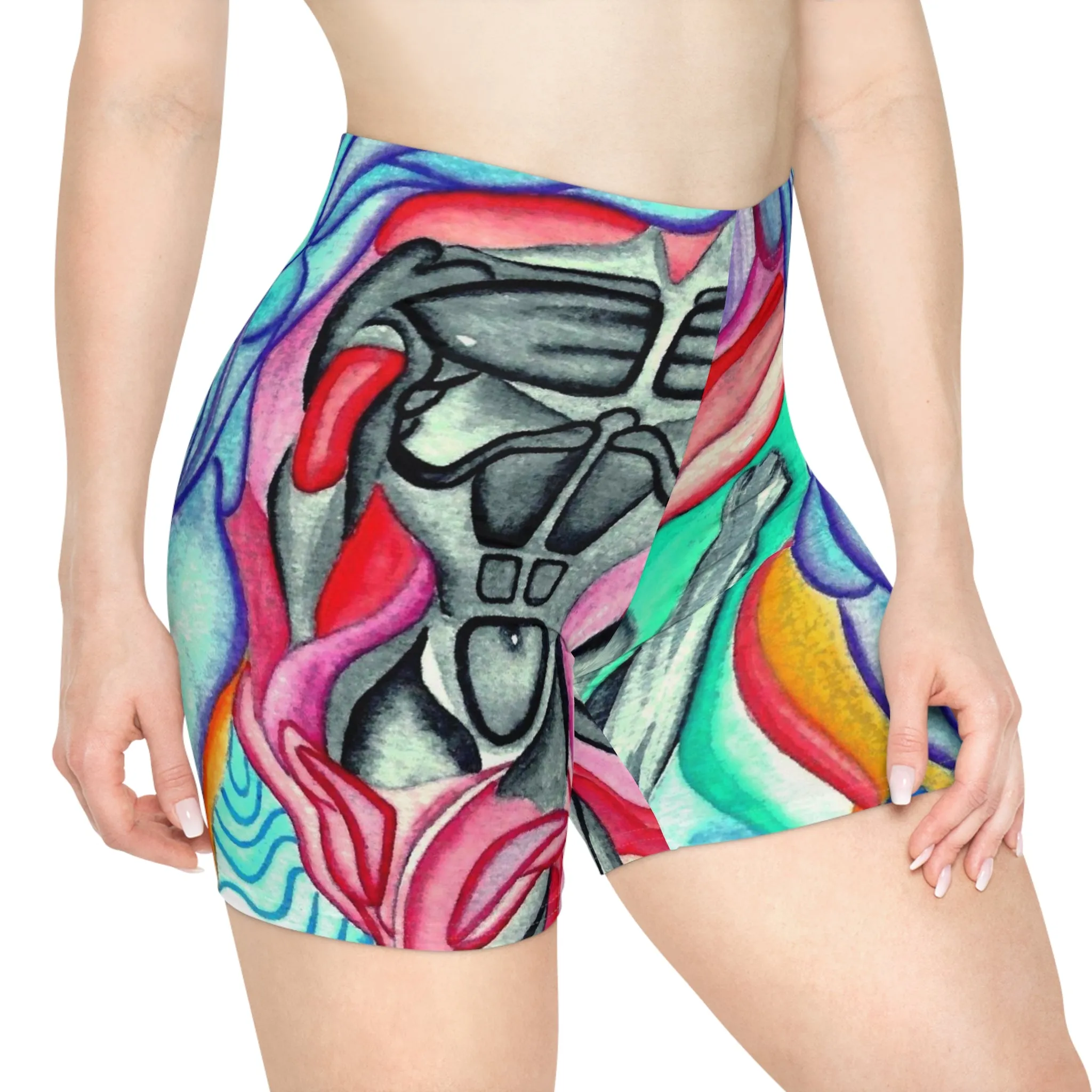 Women's Biker Shorts (AOP)